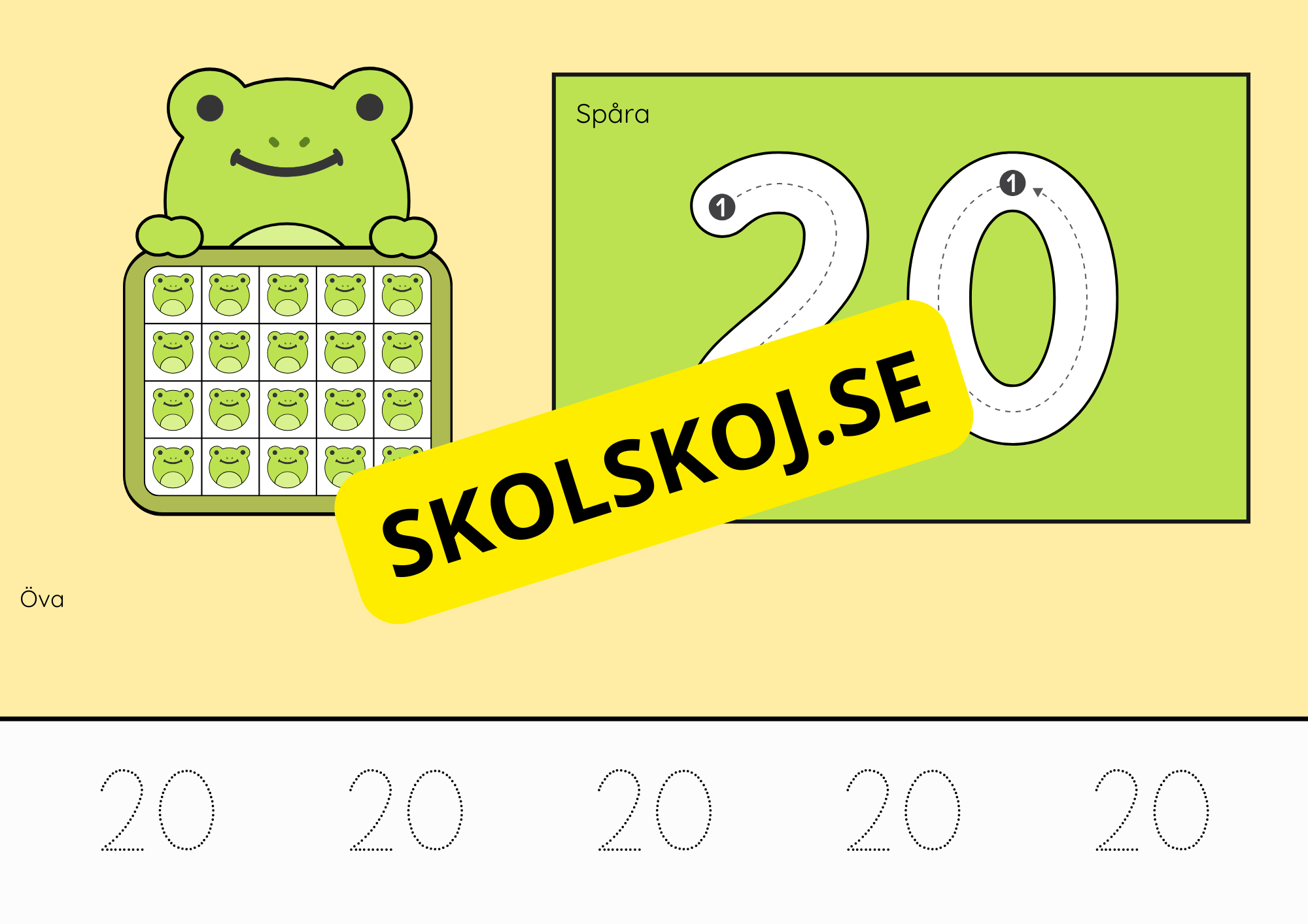 Räkna till 20 - Häfte