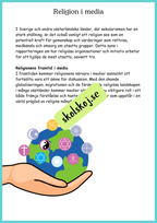 Religionens roll i samhället - Årskurs 4 - 6
