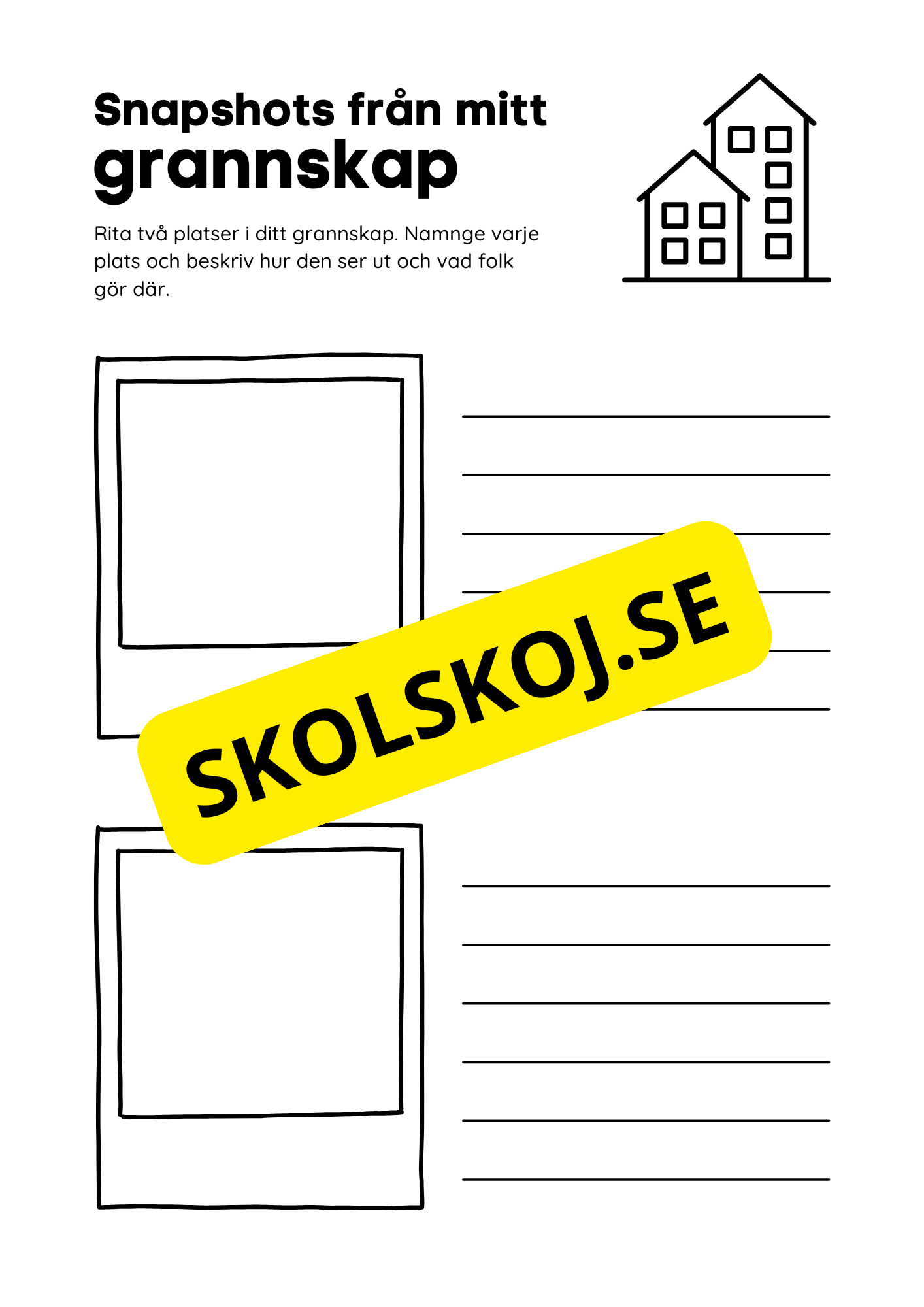 Rita och skriv - Snapshots