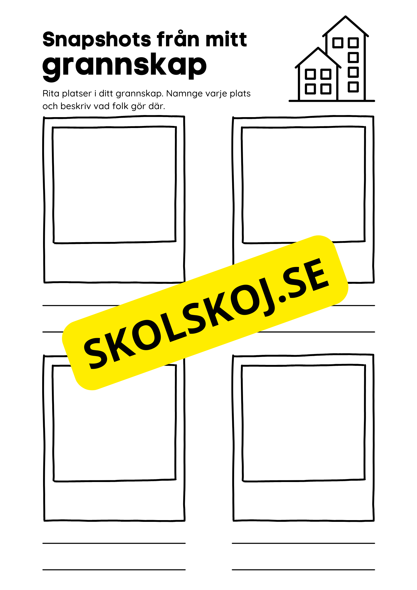 Rita och skriv - Snapshots