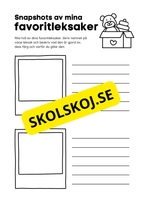 Rita och skriv - Snapshots