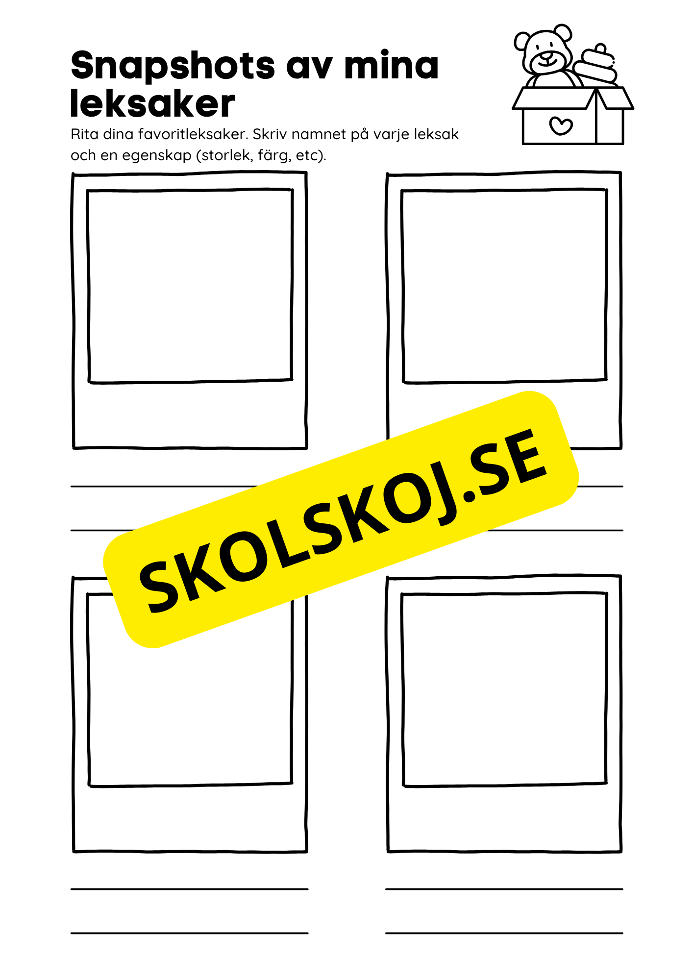 Rita och skriv - Snapshots