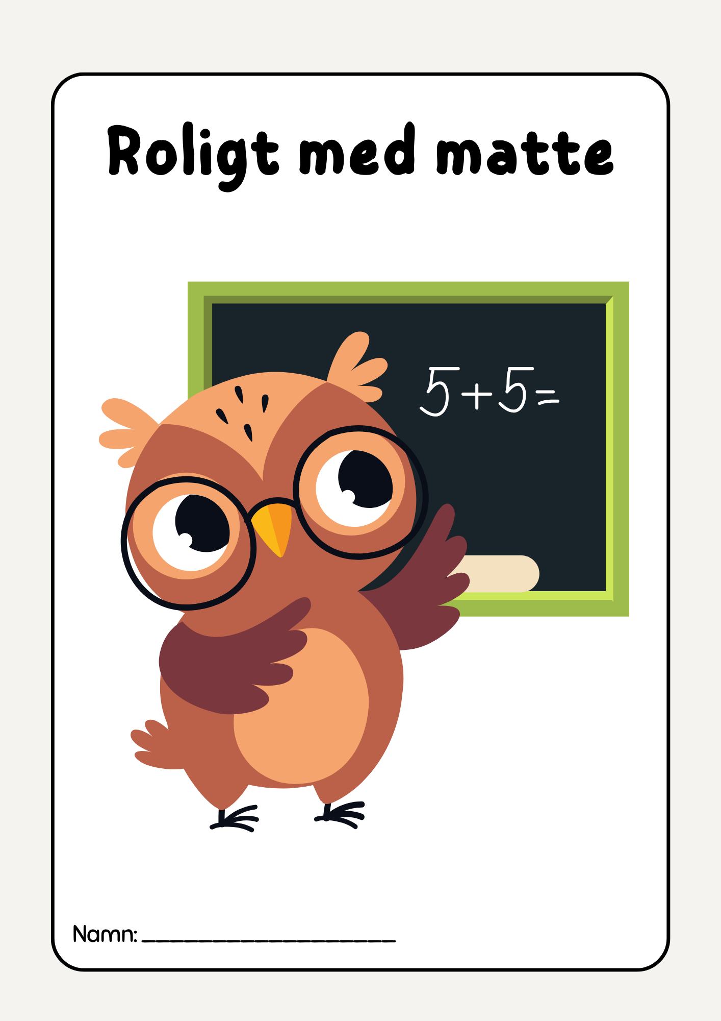 Roligt med matte - Häfte