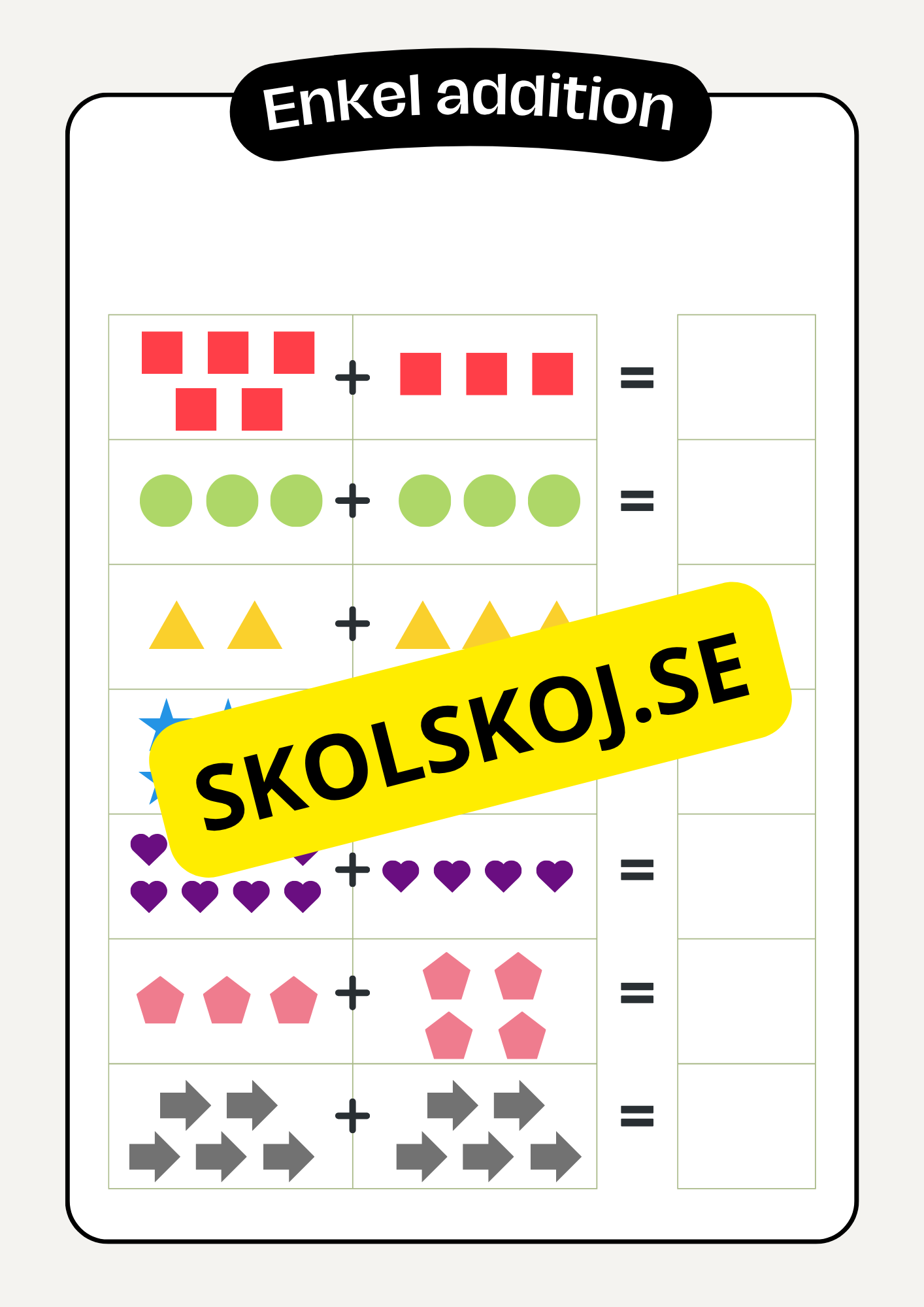 Roligt med matte - Häfte