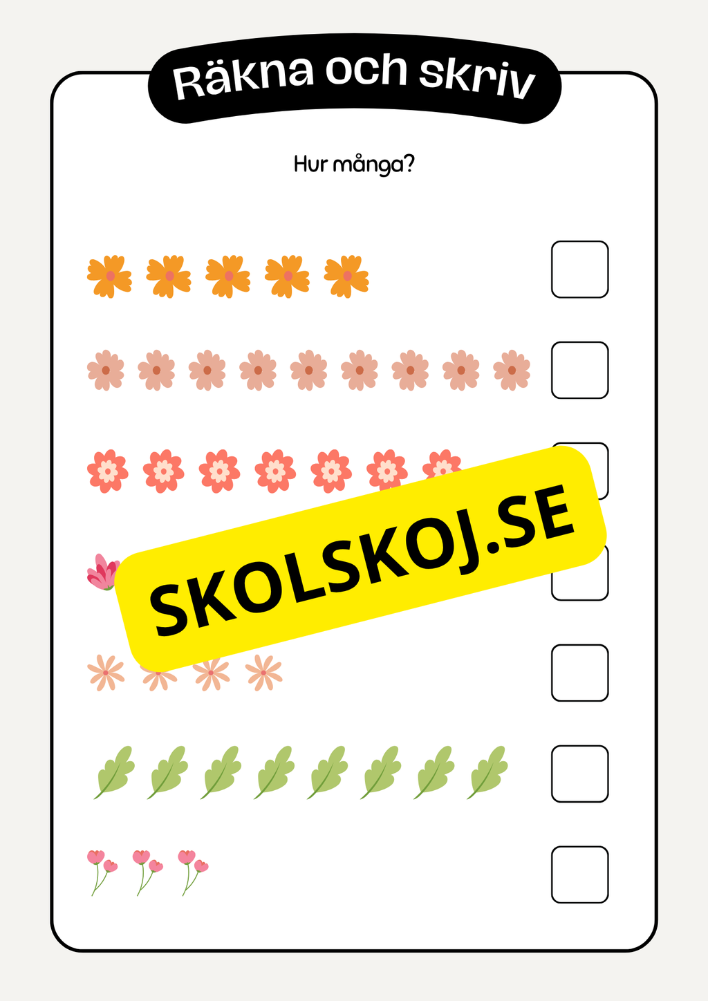 Roligt med matte - Häfte