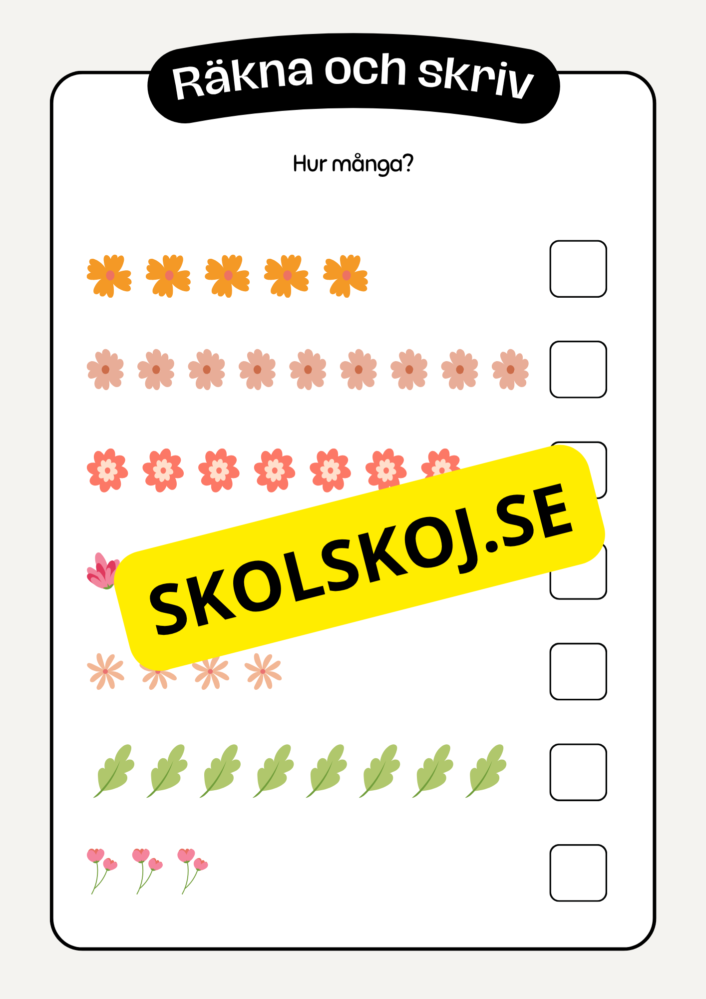 Roligt med matte - Häfte