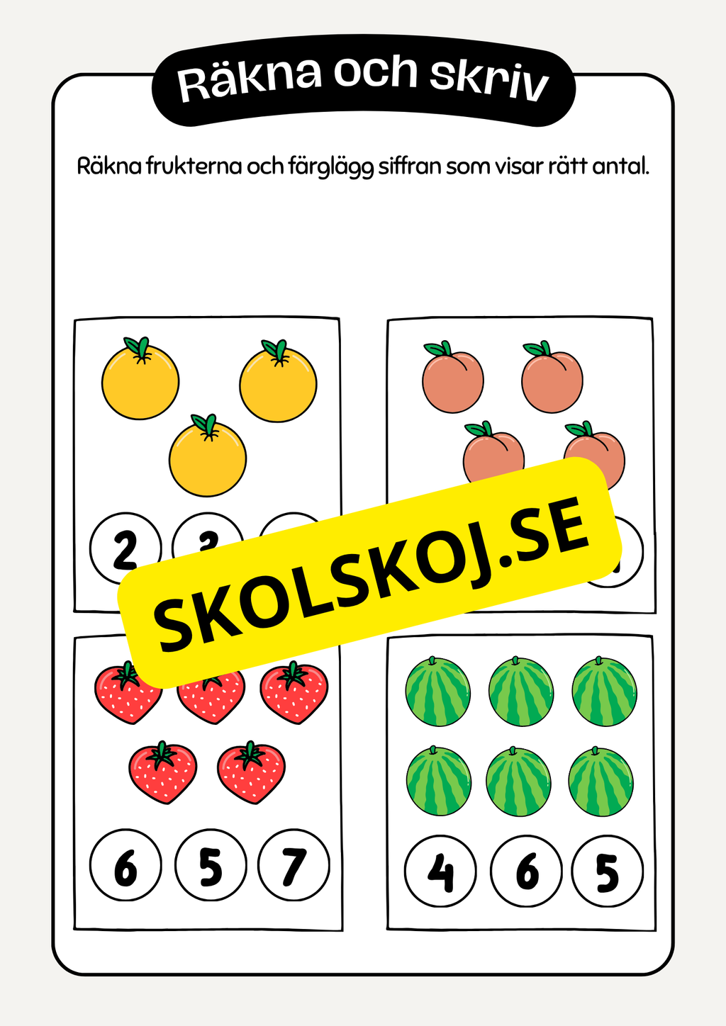 Roligt med matte - Häfte