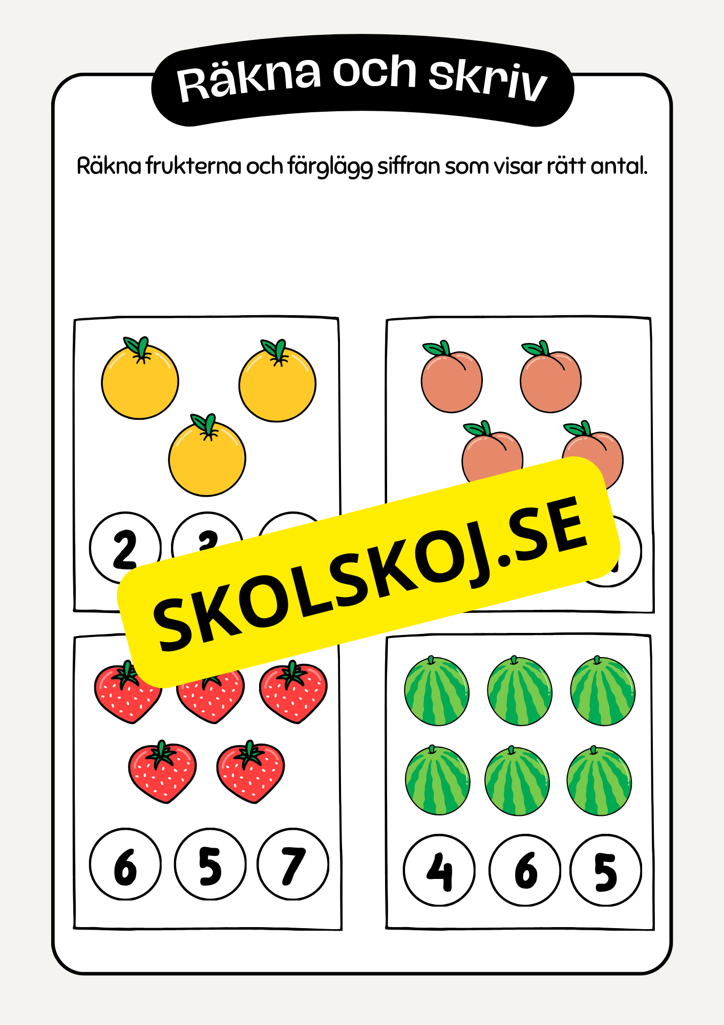 Roligt med matte - Häfte