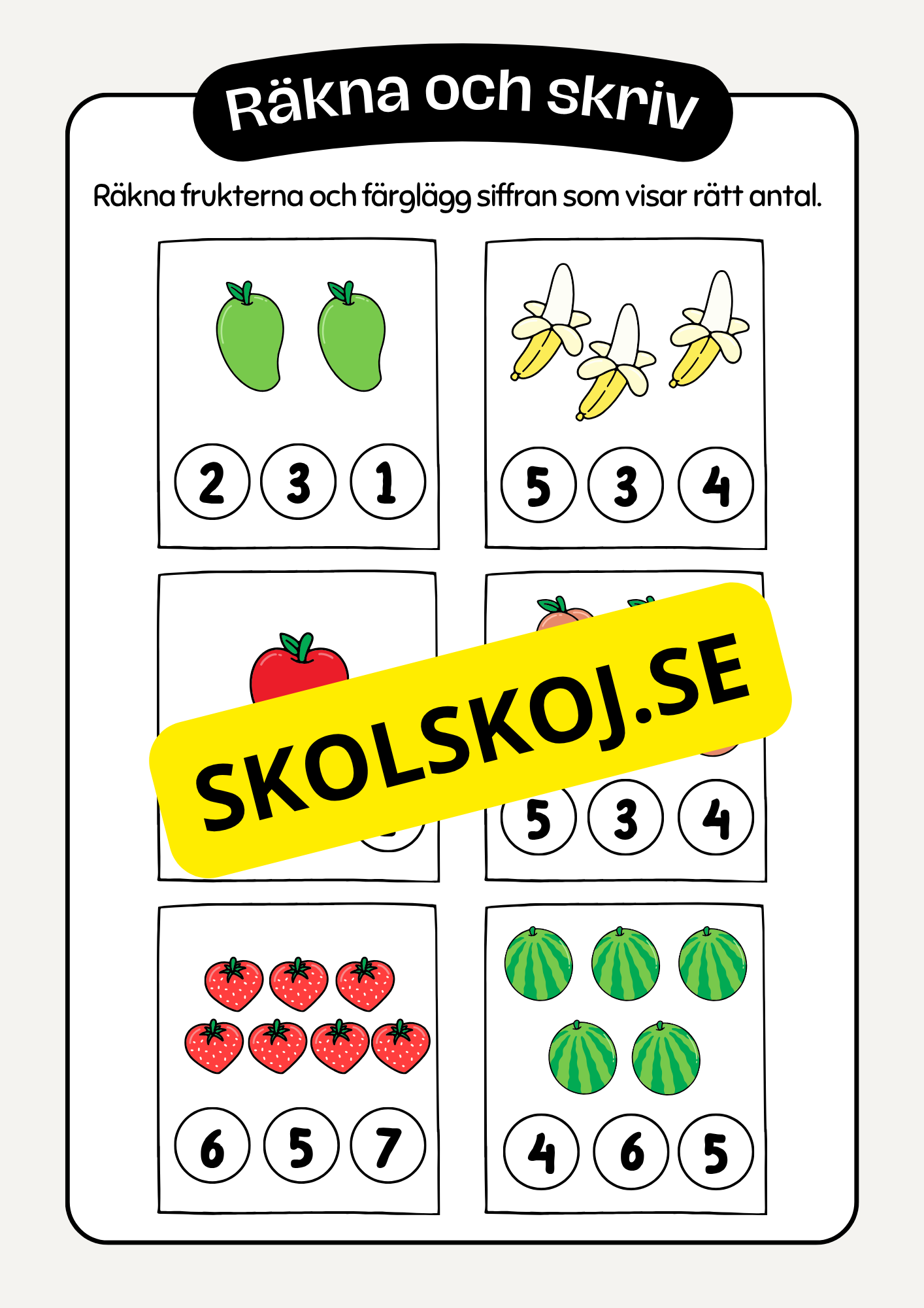 Roligt med matte - Häfte