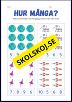 Rymden aktvitetsbok - Blandade uppgifter