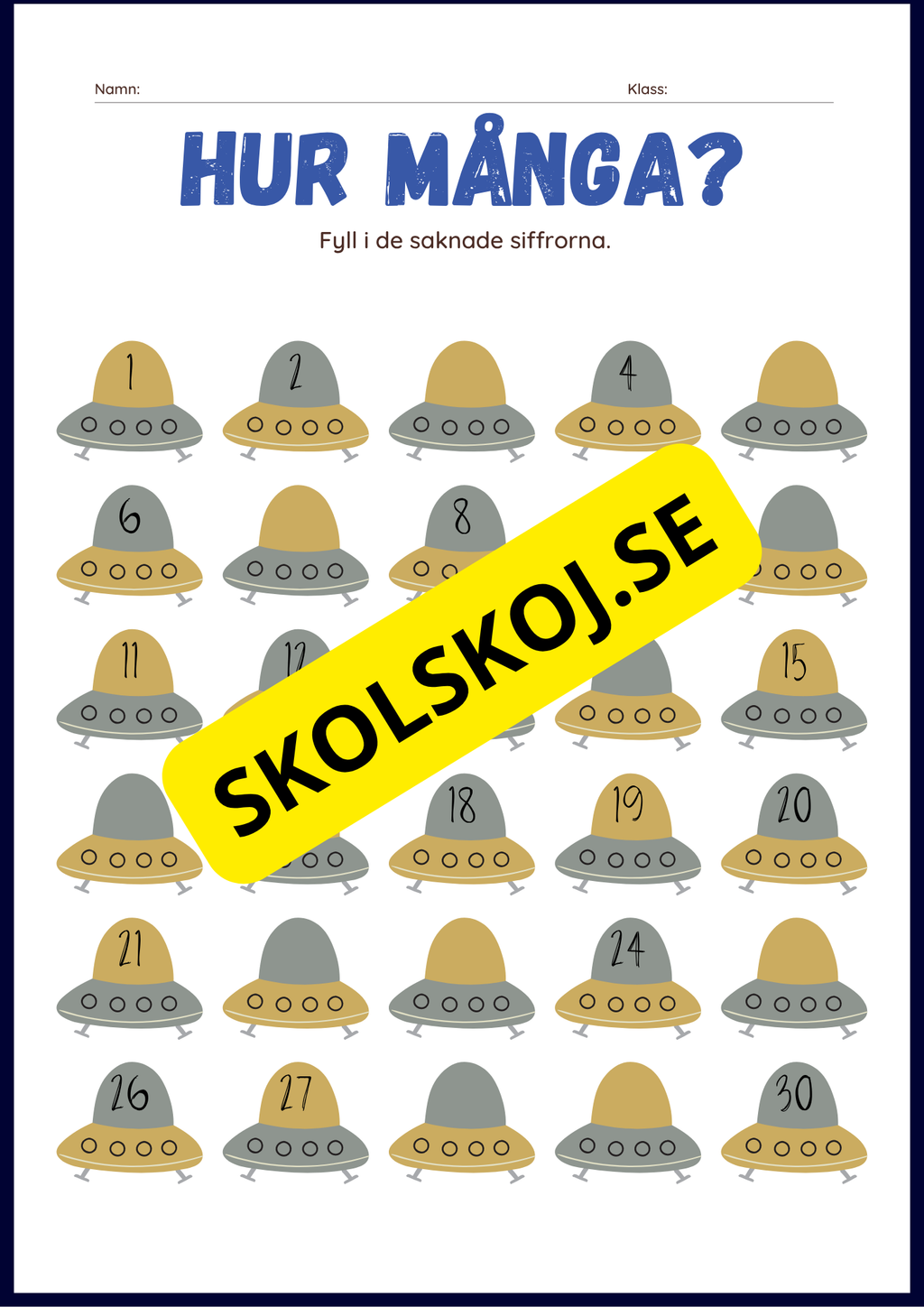 Rymden aktvitetsbok - Blandade uppgifter