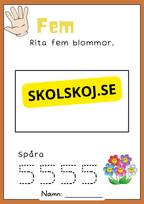 Sifferäventyr - Berättelser om 1 till 10 (20 sidor)