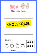 Sifferäventyr - Berättelser om 1 till 10 (20 sidor)