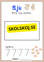 Sifferäventyr - Berättelser om 1 till 10 (20 sidor)