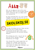 Sifferäventyr - Berättelser om 1 till 10 (20 sidor)