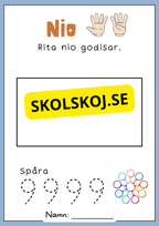Sifferäventyr - Berättelser om 1 till 10 (20 sidor)