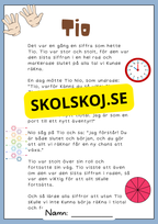 Sifferäventyr - Berättelser om 1 till 10 (20 sidor)