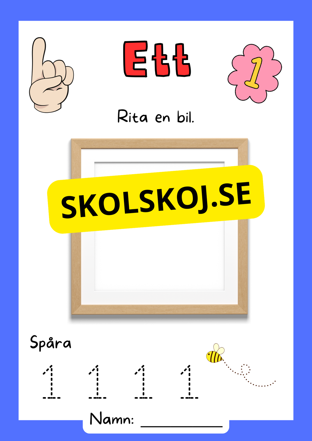 Sifferäventyr - Berättelser om 1 till 10 (20 sidor)