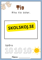 Sifferäventyr - Berättelser om 1 till 10 (20 sidor)