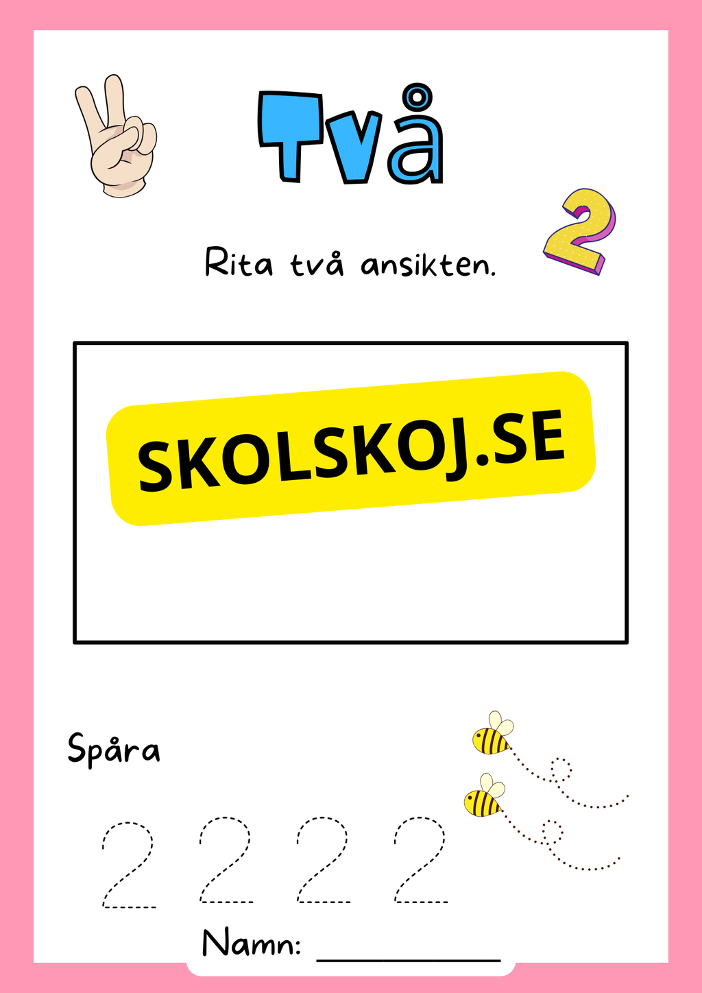 Sifferäventyr - Berättelser om 1 till 10 (20 sidor)
