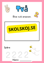 Sifferäventyr - Berättelser om 1 till 10 (20 sidor)