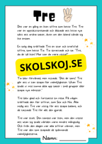 Sifferäventyr - Berättelser om 1 till 10 (20 sidor)