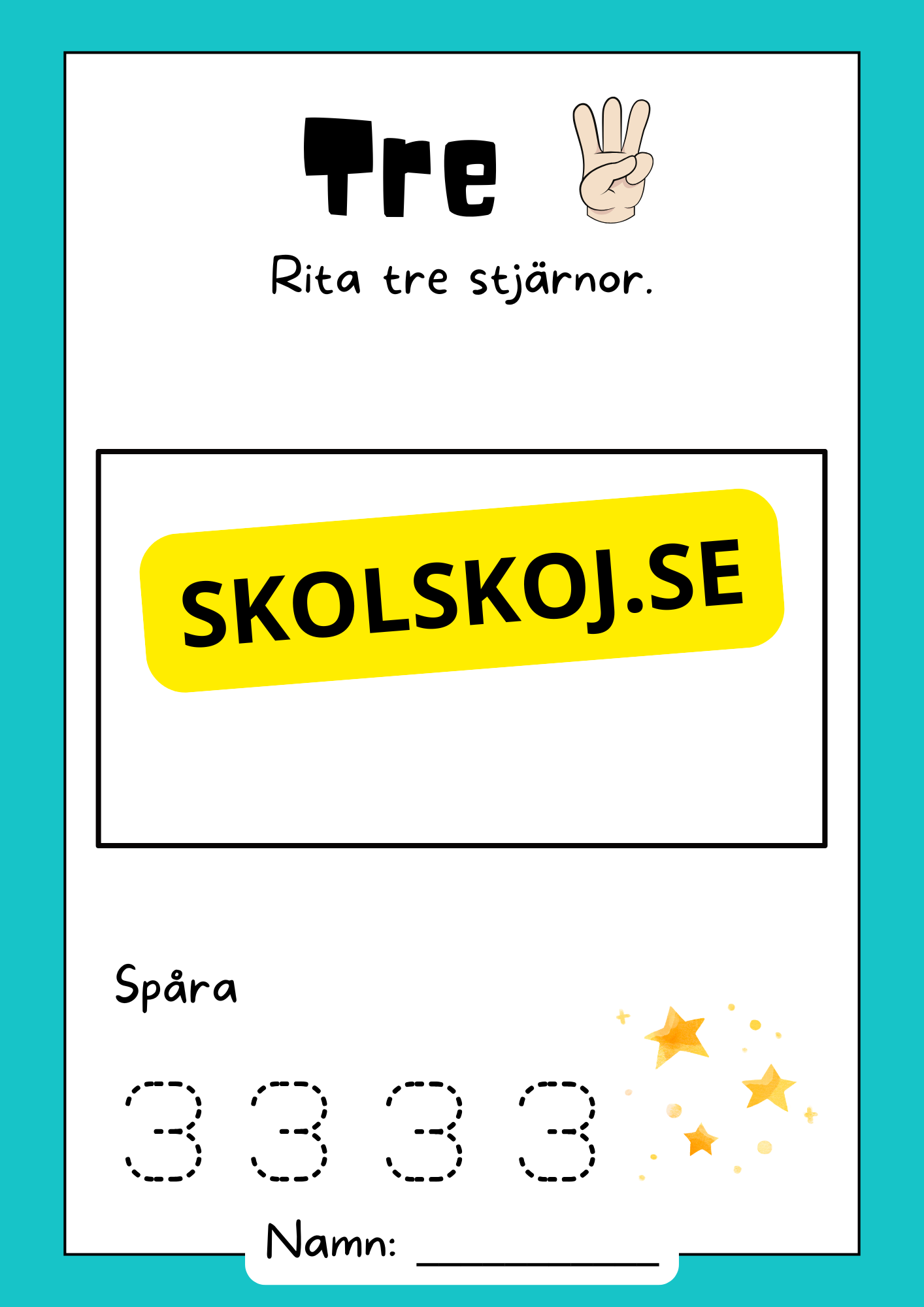 Sifferäventyr - Berättelser om 1 till 10 (20 sidor)