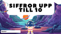 Siffror upp till 10 - Tema rymden - 33 sidor