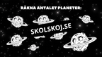 Siffror upp till 10 - Tema rymden - 33 sidor
