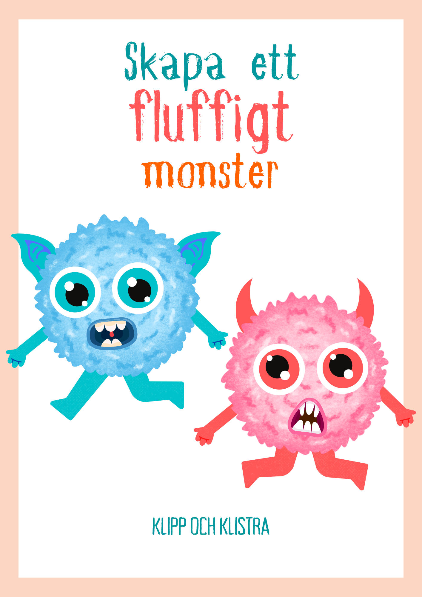 Skapa ett fluffigt monster
