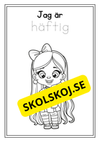 Skolbarn - Målarbok