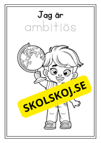 Skolbarn - Målarbok