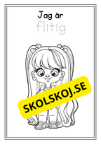 Skolbarn - Målarbok