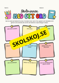 Skolminnen – med ett ord
