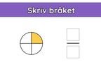 Skriv bråket - Häfte
