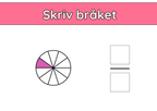 Skriv bråket - Häfte