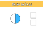 Skriv bråket - Häfte