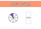 Skriv bråket - Häfte
