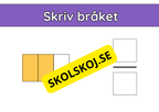 Skriv bråket - Häfte