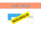 Skriv bråket - Häfte