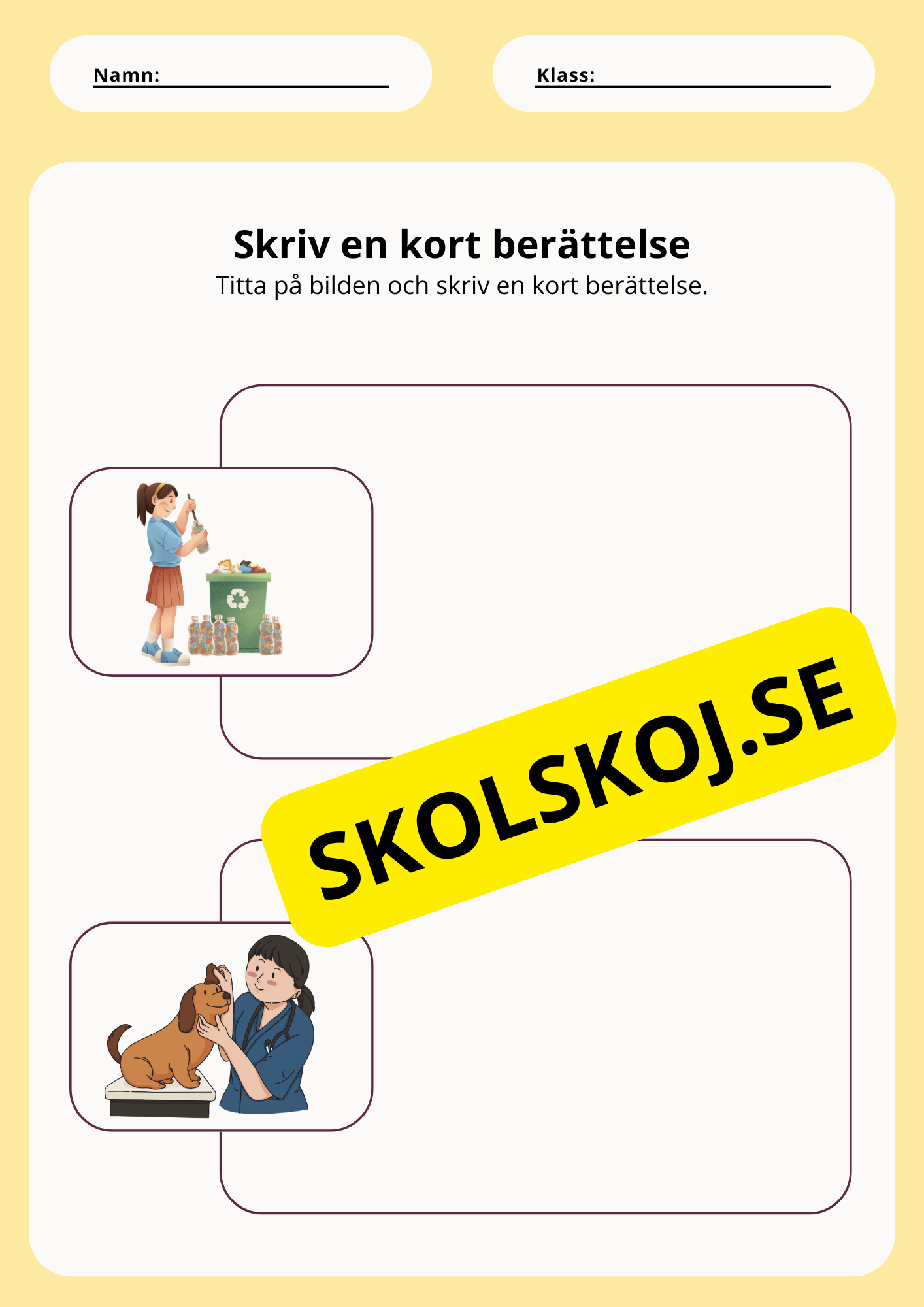 Skriv en kort berättelse