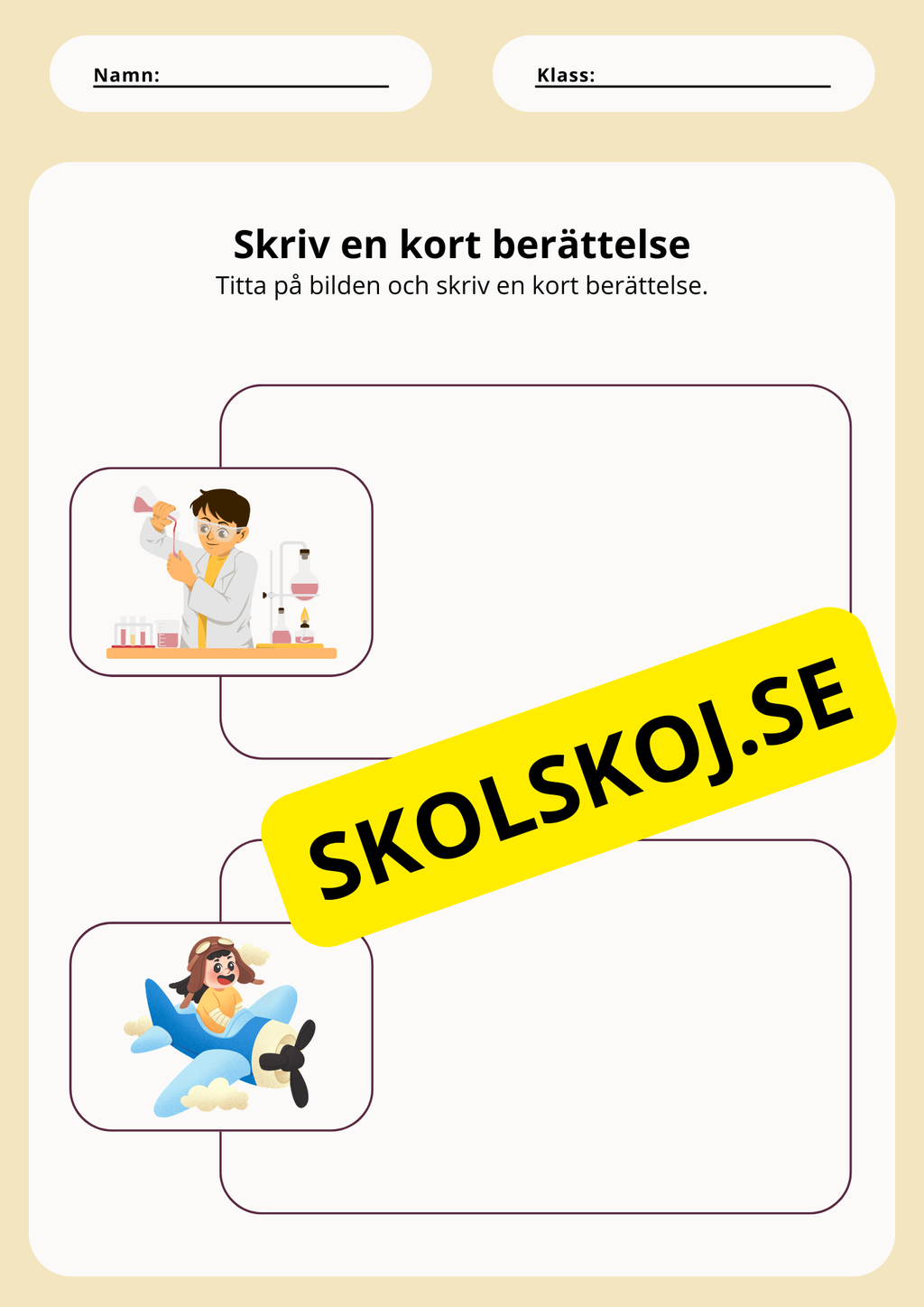Skriv en kort berättelse