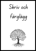 Skriv och färglägg