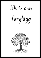 Skriv och färglägg