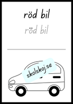 Skriv och färglägg