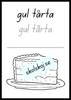 Skriv och färglägg