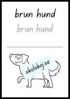 Skriv och färglägg