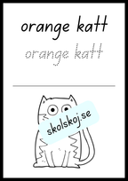 Skriv och färglägg