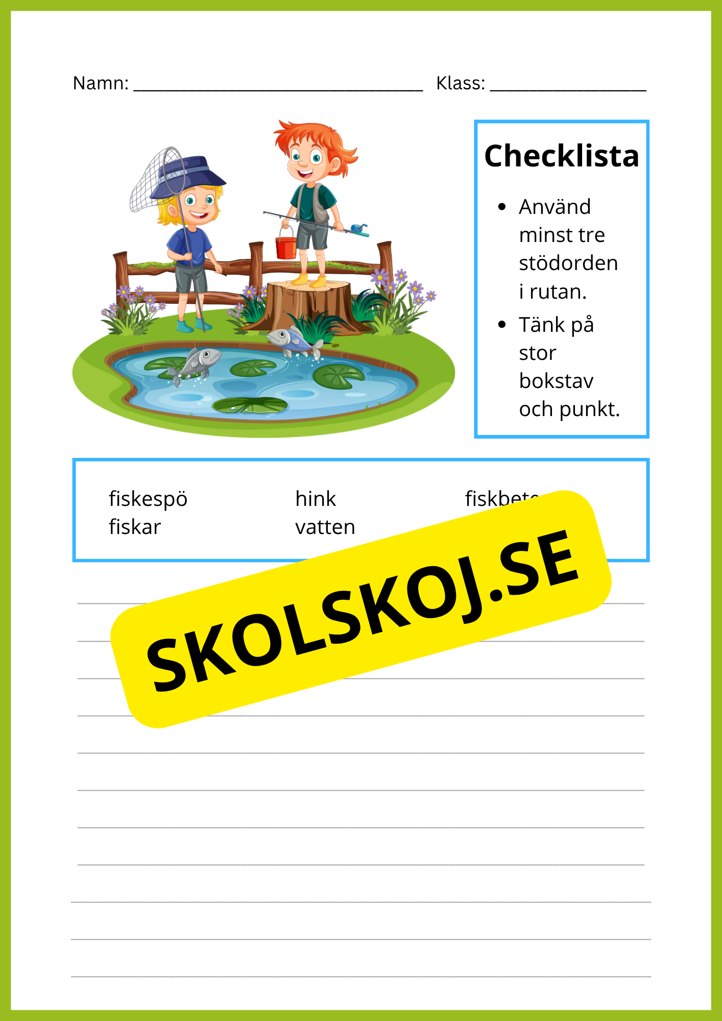 Skriv till bild - 10 st