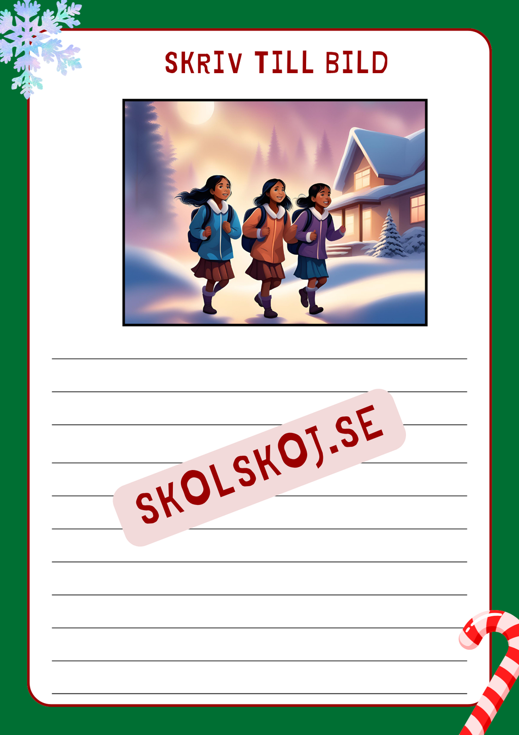 Skriv till bild - Tema Jul